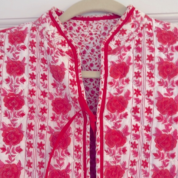 Pink City Prints reversible quilted Women’s Jacket size XS - Picture 2 of 5